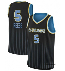 Men's Angel Reese #5 Explorer Edition Victory Black Chicago Sky 2021 Jersey