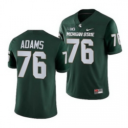 Michigan State Spartans Flozell Adams Green College Football Nfl Game Jersey