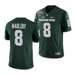Michigan State Spartans Jalen Nailor Green 2021 Peach Bowl College Football Playoff Jersey