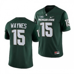 Michigan State Spartans Trae Waynes Green College Football Nfl Game Jersey