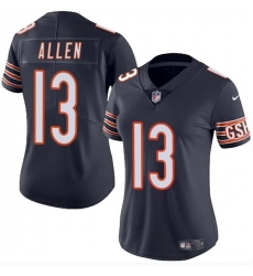 Women Chicago Bears 13 Keenan Allen Navy 2024 Vapor Stitched Jersey