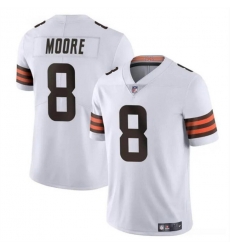 Youth Cleveland Browns 8 Elijah Moore White Vapor Limited Stitched Football Jersey
