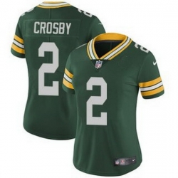 Nike packers 2 mason crosby green team color women stitched nfl vapor untouchable limited jersey