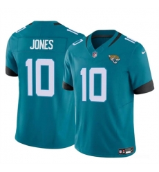 Youth Jacksonville Jaguars 10 Mac Jones Teal 2023 F U S E Vapor Untouchable Limited Stitched Jersey