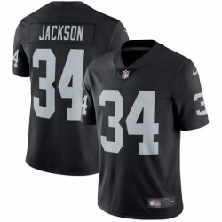 Youth Nike Oakland Raiders 34 Bo Jackson Black Team Color Vapor Untouchable Limited Player NFL Jersey