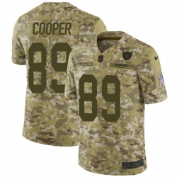 Youth Nike Oakland Raiders 89 Amari Cooper Limited Camo 2018 Salute to Service NFL Jersey
