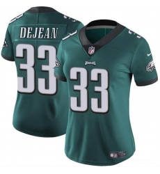 Women Philadelphia Eagles 33 Cooper DeJean Green 2024 Draft Vapor Untouchable Limited Stitched Football Jersey