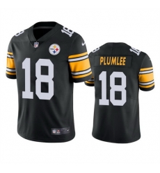 Men Pittsburgh Steelers 18 John Rhys Plumlee Black Alternate Vapor Untouchable Limited Stitched Jersey