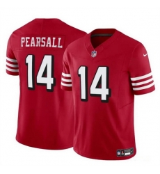 Youth San Francisco 49ers 14 Ricky Pearsall New Red 2024 Draft F U S E  Vapor Untouchable Limited Stitched Football Jersey