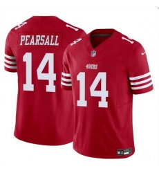 Youth San Francisco 49ers 14 Ricky Pearsall Red 2024 Draft F U S E  Vapor Untouchable Limited Stitched Football Jersey