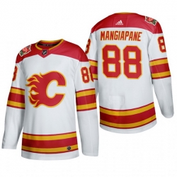 Men Calgary Flames 88 Andrew Mangiapane Authentic 2019 Heritage Classic White Jersey