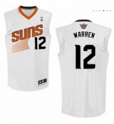 Mens Adidas Phoenix Suns 12 TJ Warren Swingman White Home NBA Jersey