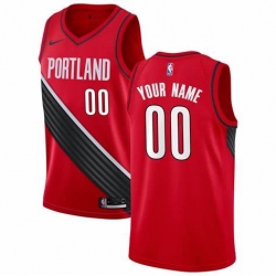 Men Women Youth Toddler Portland Blazers Custom Nike NBA Red Stitched Jersey