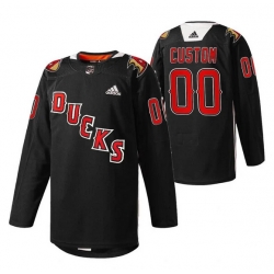 Men Anaheim Ducks Customized 2022 Black Angels Night Stitched jersey